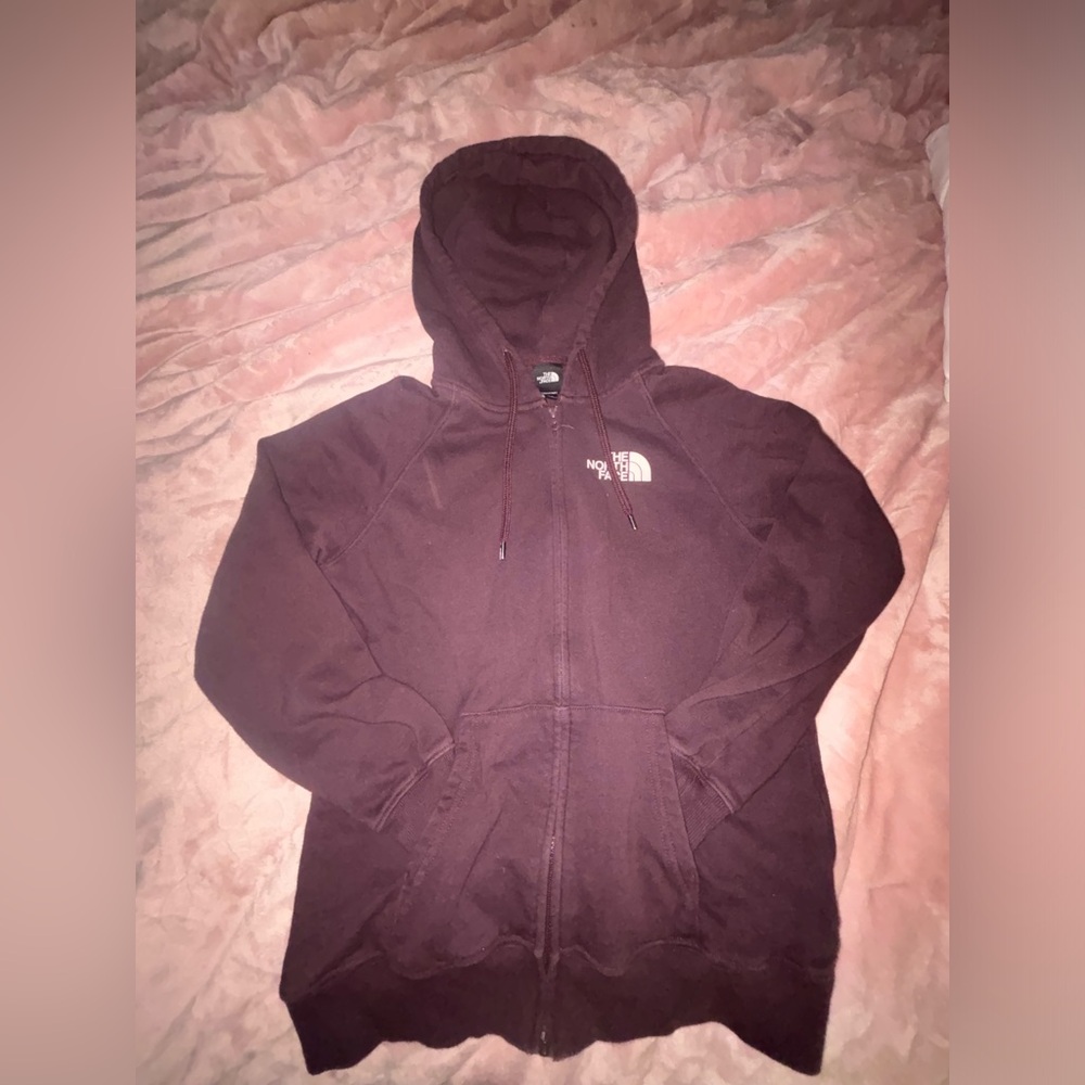 north face zip up in perfect condition